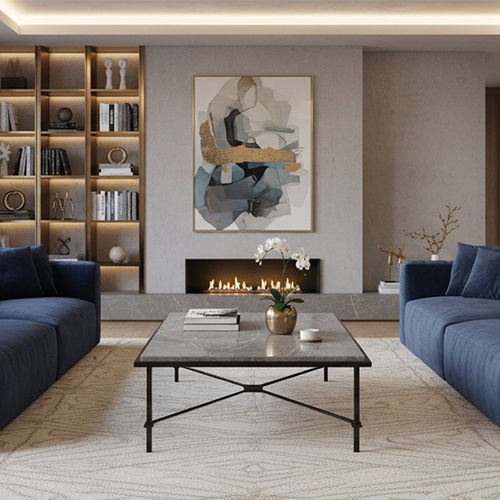 Moderner Tisch - CICERON - Mobilier De Style - Eisen / Schmiedeeisen / Hartglas