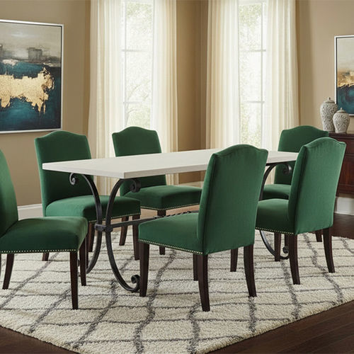 Moderner Tisch - ELEGANTE - Mobilier De Style - Eisen / Schmiedeeisen / Marmor