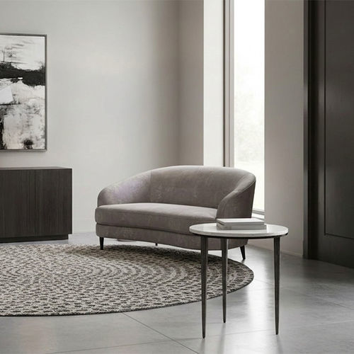 Moderner Beistelltisch - ECORCE - Mobilier De Style - Schmiedeeisen / Marmor / Gestell aus Eisen