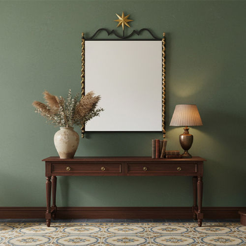 Wandmontierter Spiegel - COMPASS - Mobilier De Style - für Gewerbegebrauch / modern / rechteckig