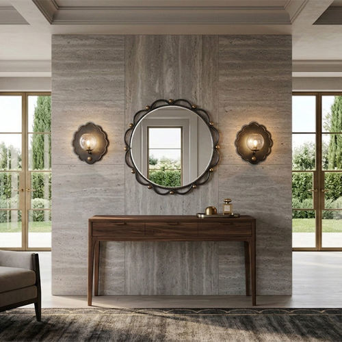Wandmontierter Spiegel - RUBAN  - Mobilier De Style - für Gewerbegebrauch / modern / rund