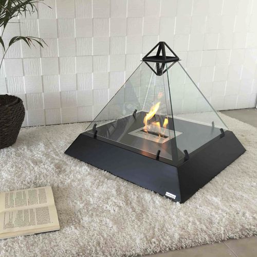 Bioethanol-Kamin - LOUVRE - bioKamino - bodenstehend / bodenstehend / ohne Abzug