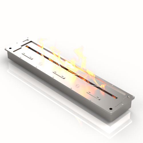 Bioethanol-Brennkammer / Edelstahl - BR800RW - bioKamino - rechteckig / modern / einbaufähig