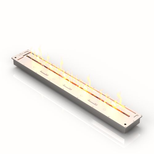 Bioethanol-Brennkammer / Edelstahl - BR1200RW - bioKamino - rechteckig / modern / einbaufähig