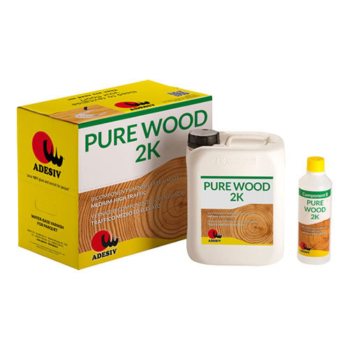 Schutzlack - PURE WOOD 2K - Adesiv Srl - für Parkett / matt / transparent