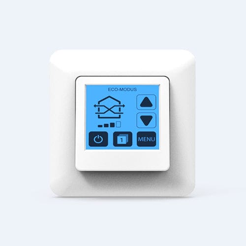 Touchscreen für Lüftungssystem - Smart TOUCH - getAir GmbH - wandmontiert