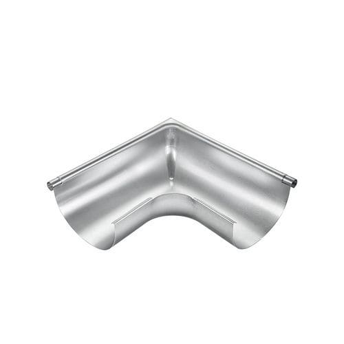 Metall-Regenrinne - 62300 - Grömo GmbH & Co. KG - halbrund / für Eckeinbau