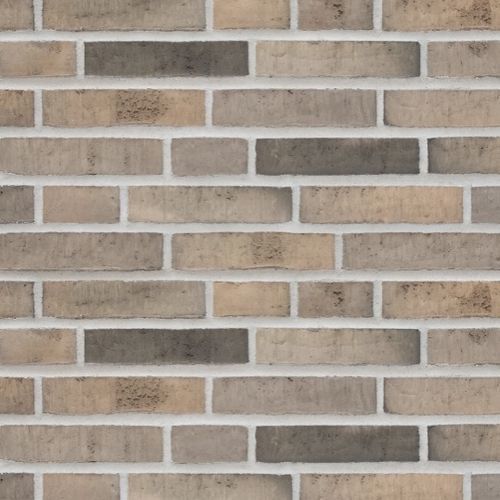 Klinkerriemchen - RT 517 - Randers Tegl A/S - für Außenbereich / verklebt / modern