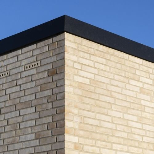 Klinkerriemchen - RT 485 - Randers Tegl A/S - für Außenbereich / verklebt / modern