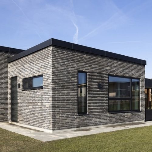 Klinkerriemchen - RT 551 - Randers Tegl A/S - für Außenbereich / verklebt / modern