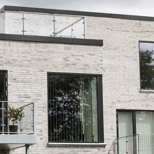 Klinkerriemchen - RT 478 - Randers Tegl A/S - für Außenbereich / verklebt / modern