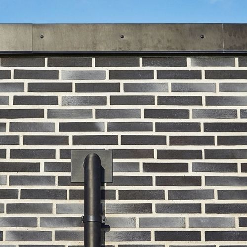Klinkerriemchen - RT 602 - Randers Tegl A/S - Ton / für Außenbereich / verklebt