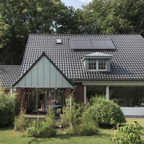 Portugiesische-Dachziegel - RT 858 - Randers Tegl A/S - Pfanne / Ton / Großformat
