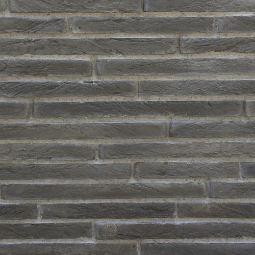 Stein-Dekorplatte - MURA BRICK - Wild stone - für Innenausbau / texturiert / Ziegeloptik