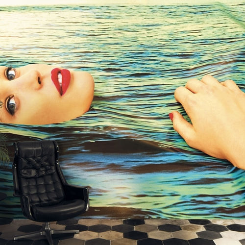 Moderne Tapete - BE WATER - LondonArt Wallpapers - Vinyl / PVC / Kunstdruck