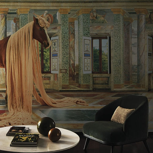 Moderne Tapete - THE LADY BABY - LondonArt Wallpapers - Vinyl / PVC / viktorianisches Motiv
