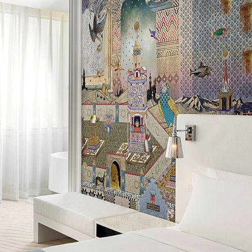 Orient-Tapete - MONDRIAN DOHA - LondonArt Wallpapers - Stoff / PVC / orientalisches Motiv