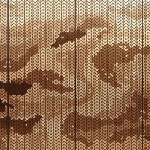 Moderne Tapete - HOW DO YOU FEEL - LondonArt Wallpapers - Vinyl / PVC / mit geometrischen Motiven