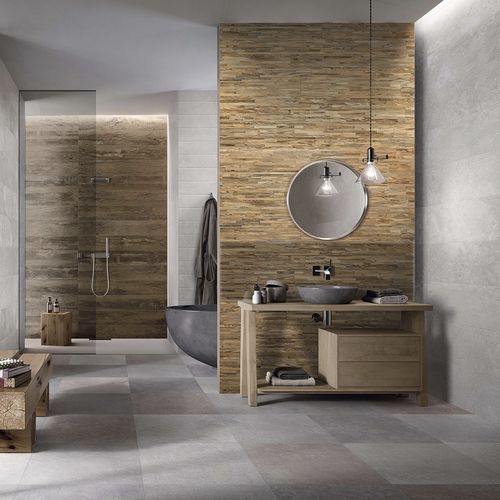 Wand-Holzpaneel - BRUT - AW Latvia - aus recyceltem Holz / rustikal / montagefreundlich