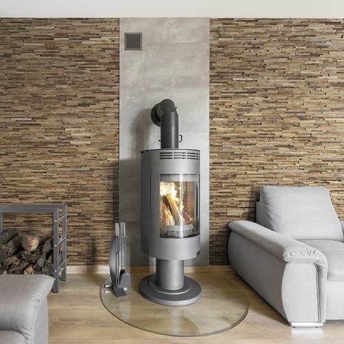 Innenbereich-Wandverkleidung - INCOGNITO - AW Latvia - aus recyceltem Holz / gebürstet / 3D
