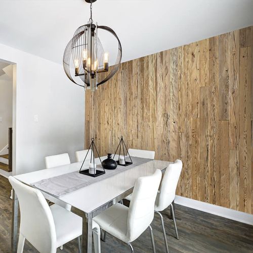Holzverblender - Original hand hewn boards  - AW Latvia - für den Innenraum / für Außenbereich / zum Vernageln