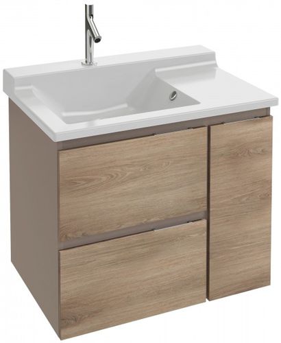 Wandhängender Waschtisch-Unterschrank - EB1333-N08 - JACOB DELAFON - melaminbeschichtet / modern / mit Schubladen