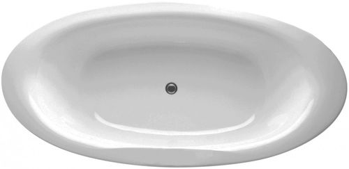 Ovale Badewanne - E6032 - JACOB DELAFON - Acryl / doppelt / weiß