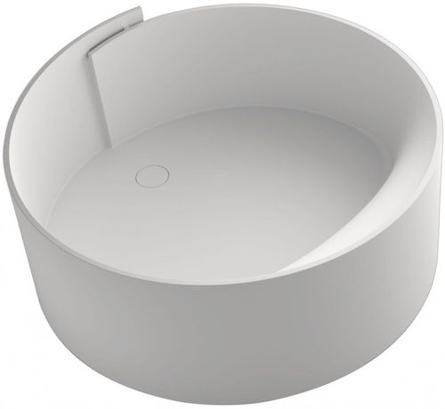 Runde Badewanne - AFFETTO: C1809K - JACOB DELAFON - freistehend / Mineralwerkstoff / weiß