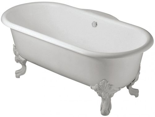 Ovale Badewanne - CIRCÉ: E2919N - JACOB DELAFON - auf Füßen / Gusseisen / tief