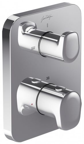 Einhebelmischer für Dusche - MODULO: E75389 - JACOB DELAFON - Einbau / thermostatisch / aus verchromtem Metall