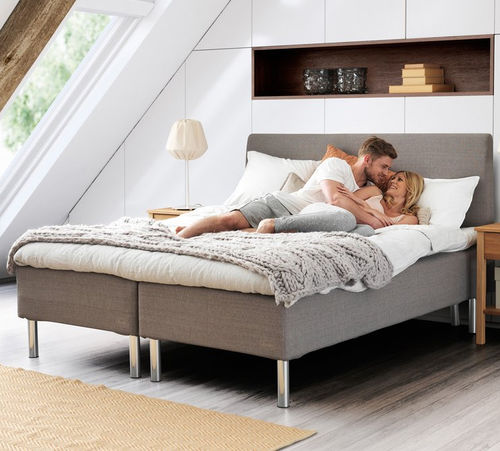 Doppelbett - DIPLOMAT NORDIC - Jensen - modern / Polster / Kopfteil