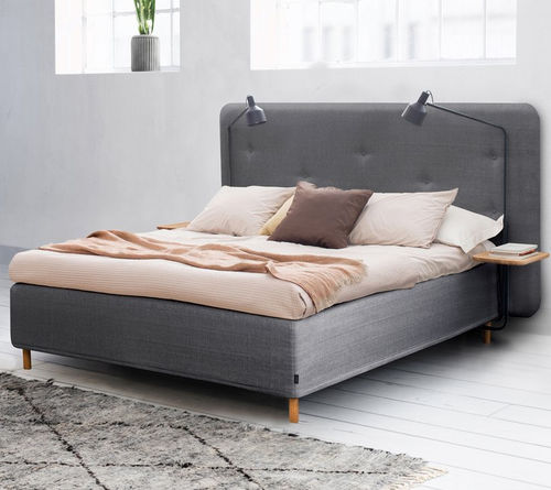 Doppelbett - FIRST NORDIC LINE - Jensen - modern / Polster / Kopfteil