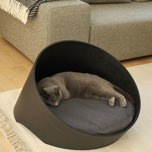 Sperrholz-Katzenkorb - COVO - MiaCara - Polyester / S
