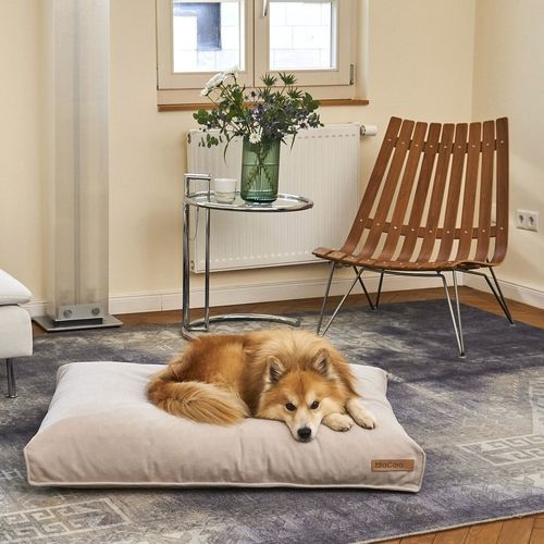 Polyester-Hundekissen - COMODO - MiaCara - grau / greige / maschinenwaschbar