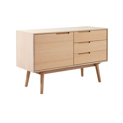 Sideboard / skandinavisches Design - CURVE - PBJ Mobler ApS - Eiche / Nussbaum / Massivholz
