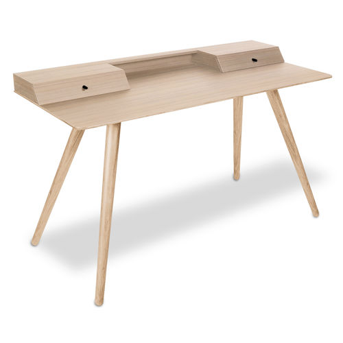 Sekretär / skandinavisches Design - STICK - PBJ Mobler ApS - Eiche / Massivholz / mit integriertem Stauraum