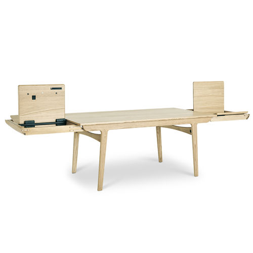 Esstisch / skandinavisches Design - FIFTY - PBJ Mobler ApS - Eiche / Gestell aus Massivholz / rechteckig