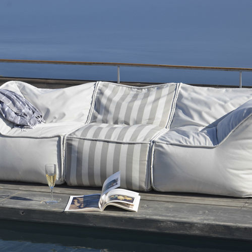 Moderner Sitzsack - FUNKY MIDDLE - POUFOMANIA - Sunbrella® / expandiertes Polystyrol (EPS) / wasserdicht