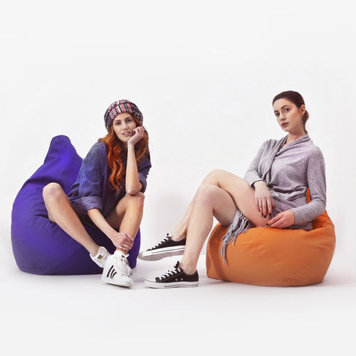 Moderner Sitzsack - PEAR - POUFOMANIA - Sunbrella® / expandiertes Polystyrol (EPS) / wasserdicht