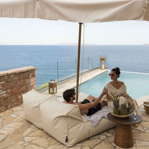 Moderner Sitzsack - DEL MAR  - POUFOMANIA - Sunbrella® / expandiertes Polystyrol (EPS) / wasserdicht