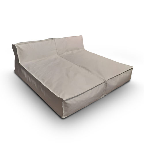 Moderner Sitzsack - DEL MAR DOUBLE - POUFOMANIA - Sunbrella® / expandiertes Polystyrol (EPS) / wasserdicht