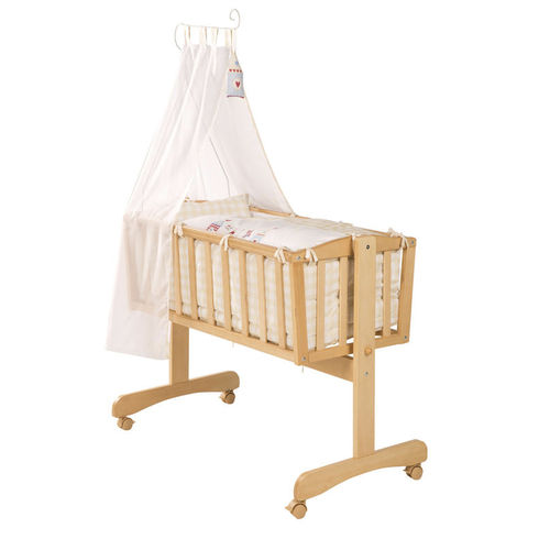 Wiege auf Rollen - SUNNY DAY : 8946 S172 - roba Baumann GmbH - Schaukel / Holz / unisex