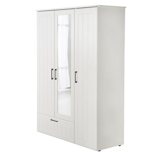 Moderner Kleiderschrank - SYLT - roba Baumann GmbH - MDF / melaminbeschichtet / mit Schwingtür