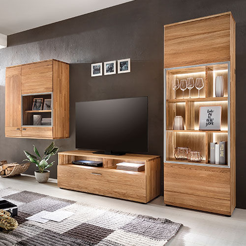 Moderne Wohnwand - NIZZA - Standard Furniture Factory Sarajevo - Holz / Modul