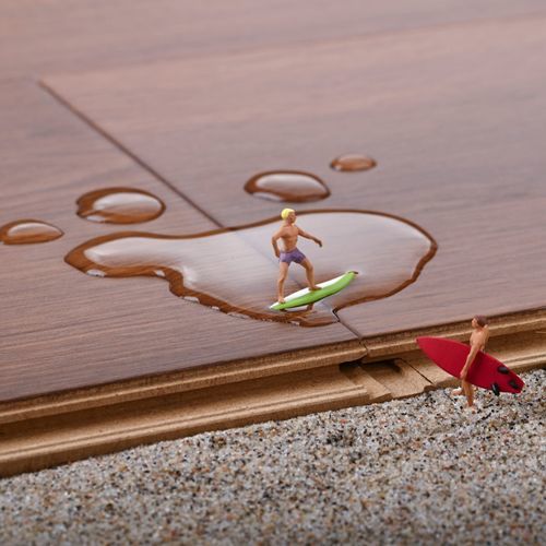 Bodenbelag / Verbundmaterial aus Holz - 5G DRY - Välinge Innovation Sweden AB - für den Innenraum / für Außenbereich / für Wohnbereich
