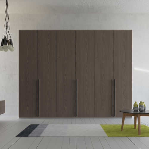 Moderner Kleiderschrank - ZN702 - ZEGEN - Holz / mit Schwingtür / mit Spiegel
