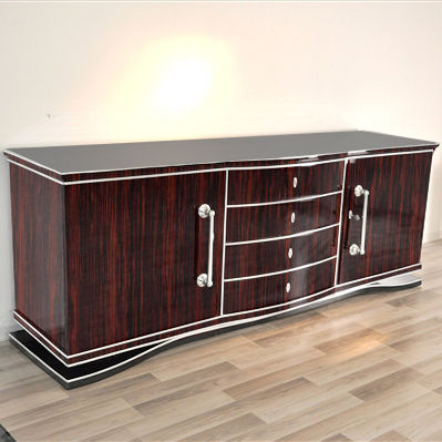 Sideboard / Art Deco - OAM00523 - Münsterland Gruppe GmbH & Co. KG - Macassar-Ebenholz