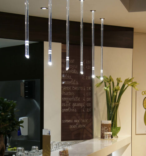 Aufbauleuchte - GHIACCIOLO - Hi Project srl - Brillamenti - LED / linear / rohrförmig