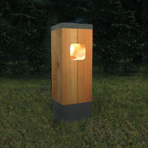 Stehleuchte - Ceppo - Hi Project srl - Brillamenti - Edelstahl / Holz / modern