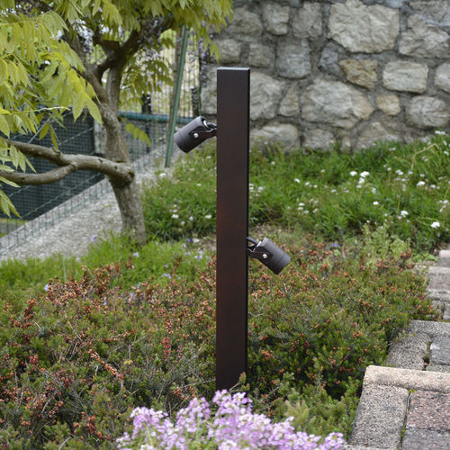 Leuchtpoller für Garten - KAKTUS - Hi Project srl - Brillamenti - für öffentliche Bereiche / modern / Aluminium